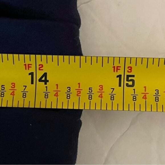 David’s Bridal Navy 100% Cotton Wedding Party Event Dress NWOT Size 6 - Picture 11 of 12